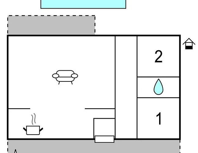 Two-bedroom With A Fireplace 05